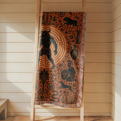 Minotaur Woven Blanket
