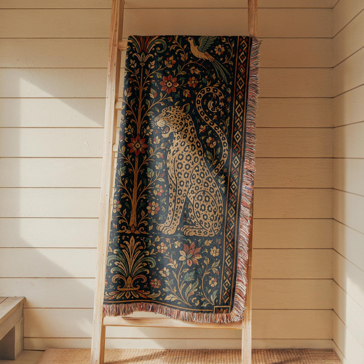 Leopard Woven Blanket