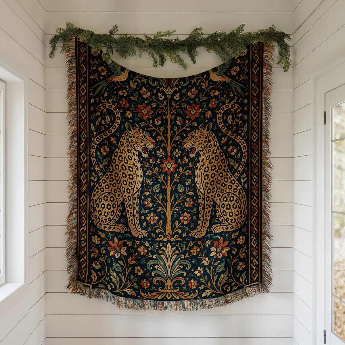 Leopard Woven Blanket