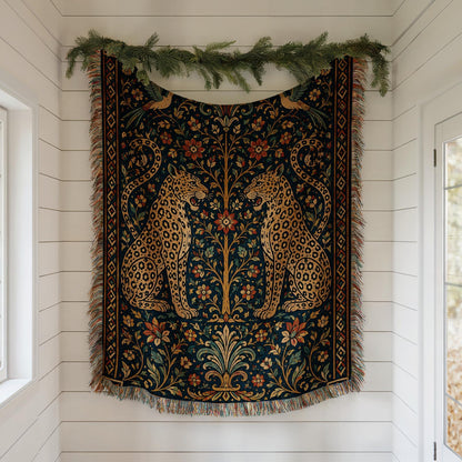 Leopard Woven Blanket