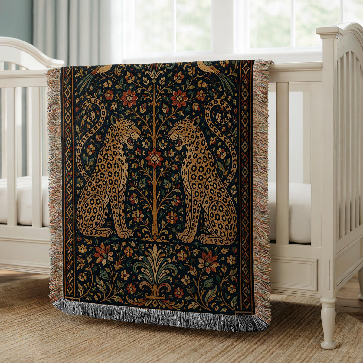 Leopard Woven Blanket