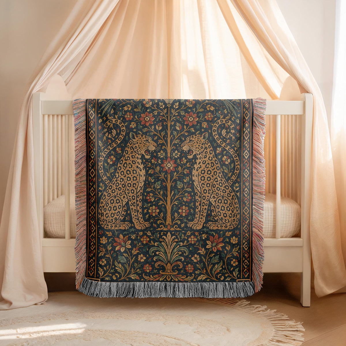 Leopard Woven Blanket