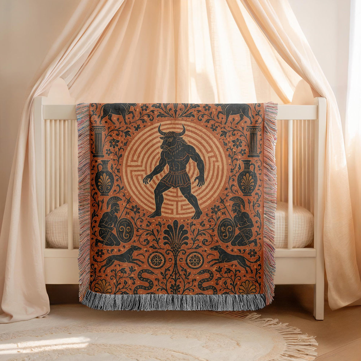 Minotaur Woven Blanket