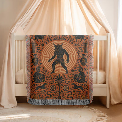 Minotaur Woven Blanket