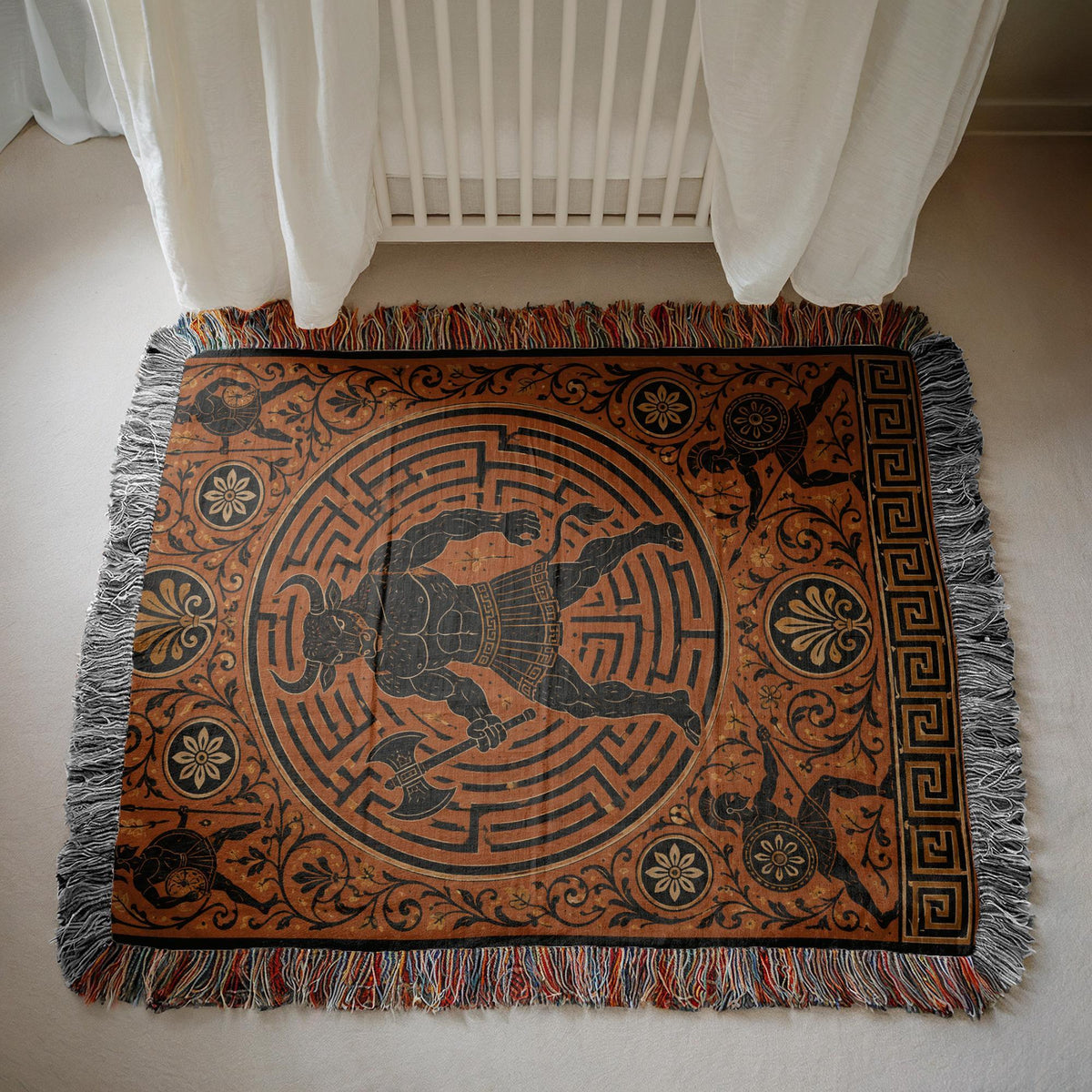 Hercules Lion Woven Blanket