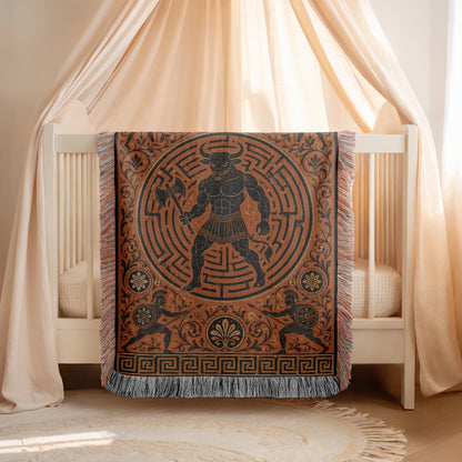 Hercules Lion Woven Blanket