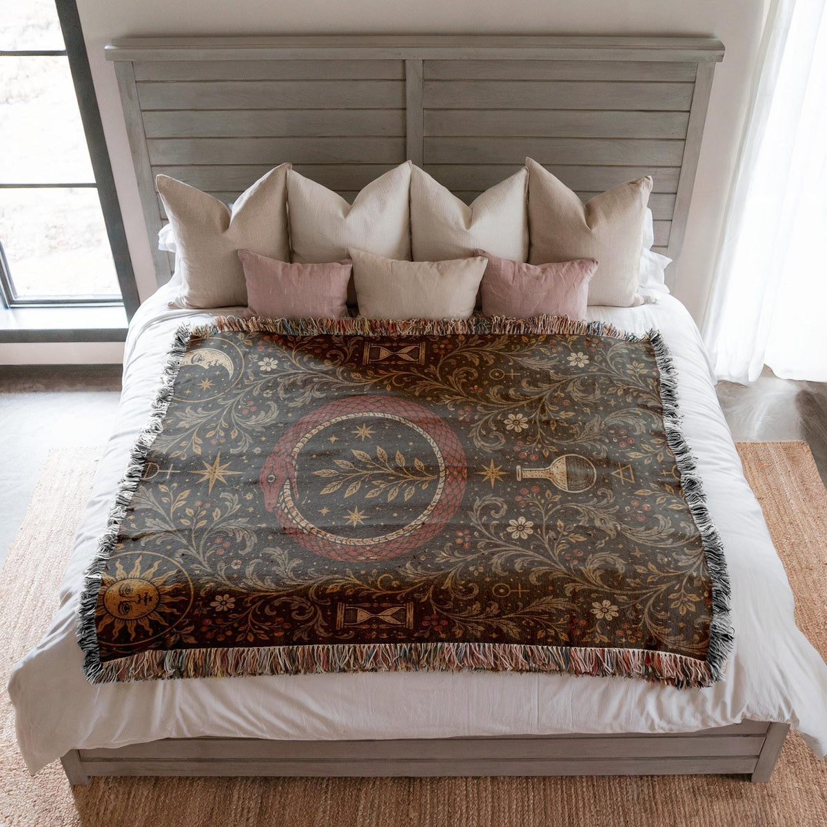Ouroboros Woven Blanket