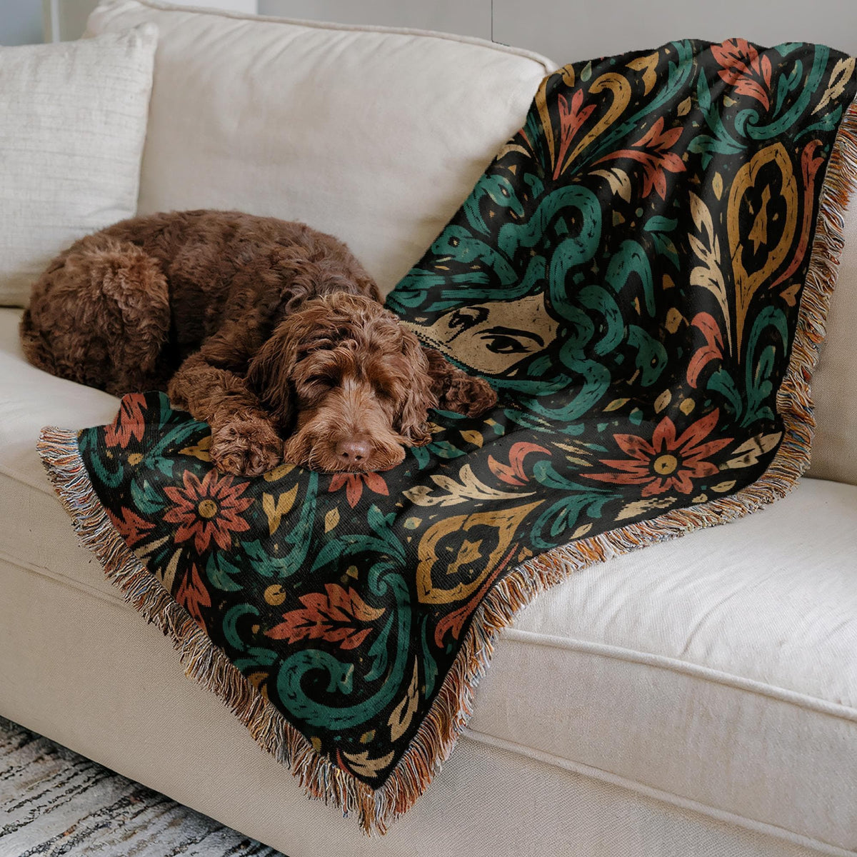 Medusa Woven Blanket