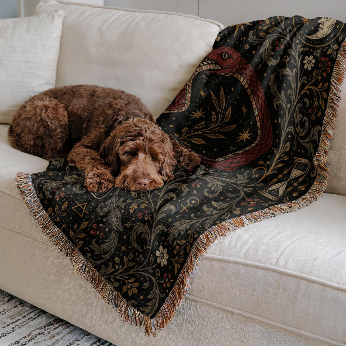 Ouroboros Woven Blanket