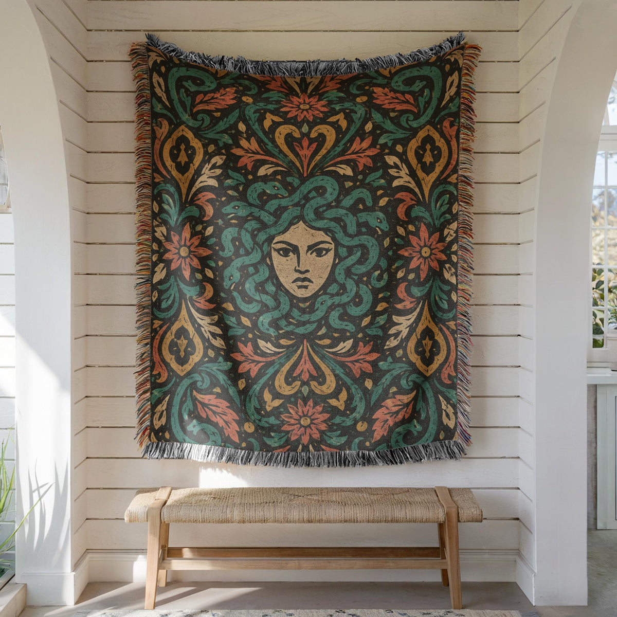 Medusa Woven Blanket