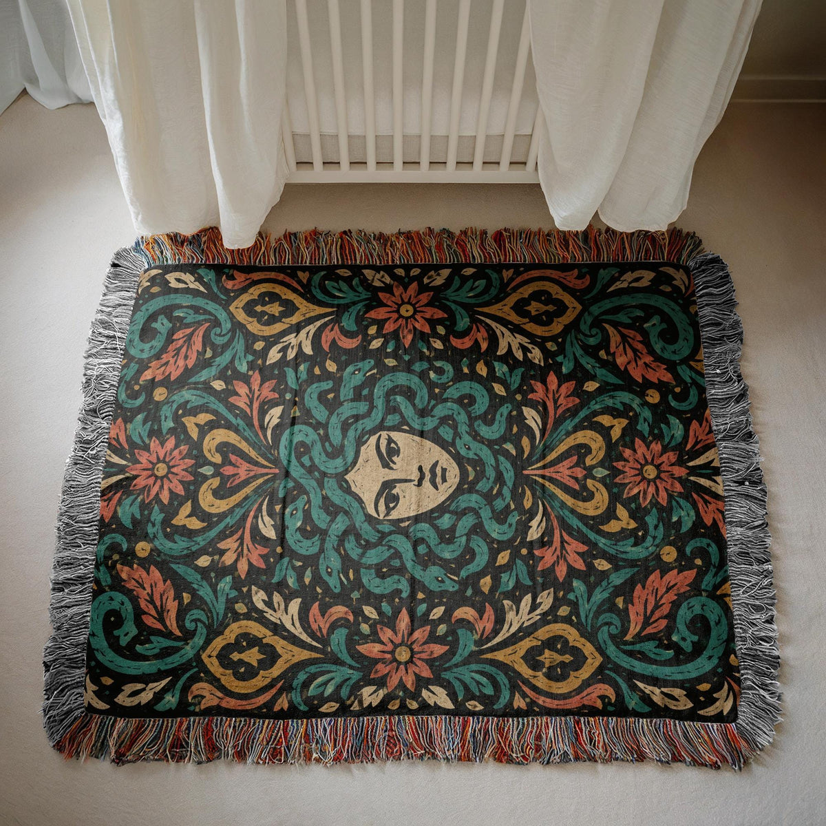 Medusa Woven Blanket