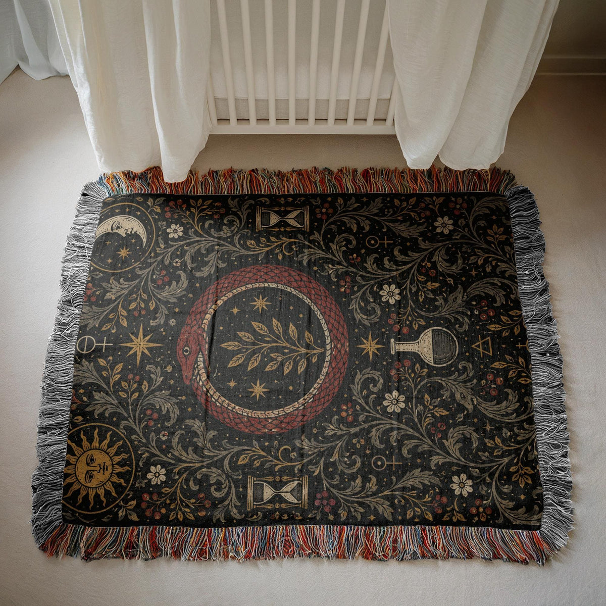 Ouroboros Woven Blanket
