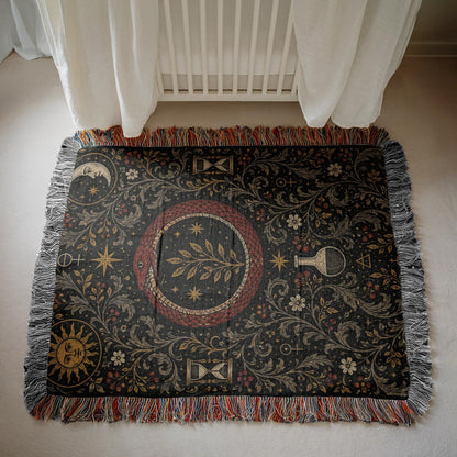 Ouroboros Woven Blanket