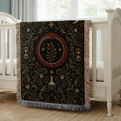 Ouroboros Woven Blanket
