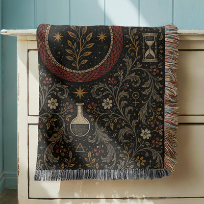 Ouroboros Woven Blanket