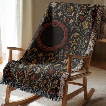 Ouroboros Woven Blanket