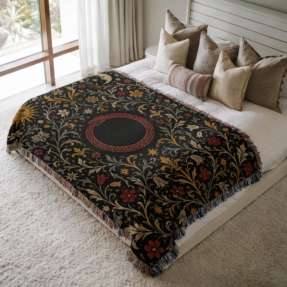 Ouroboros Woven Blanket