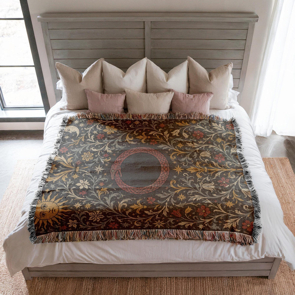 Ouroboros Woven Blanket