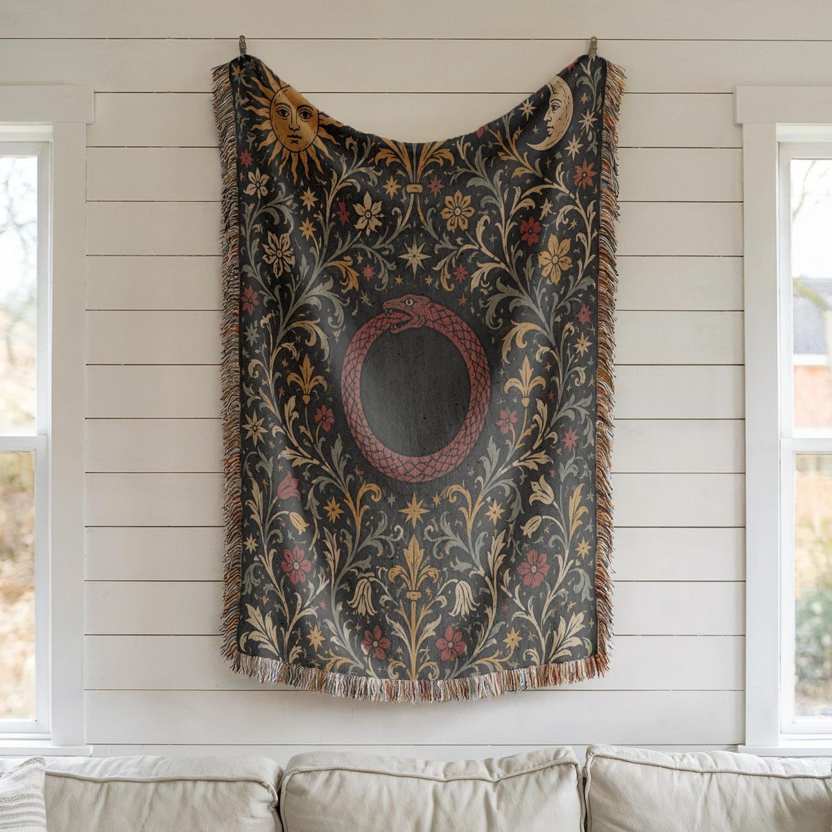 Ouroboros Woven Blanket