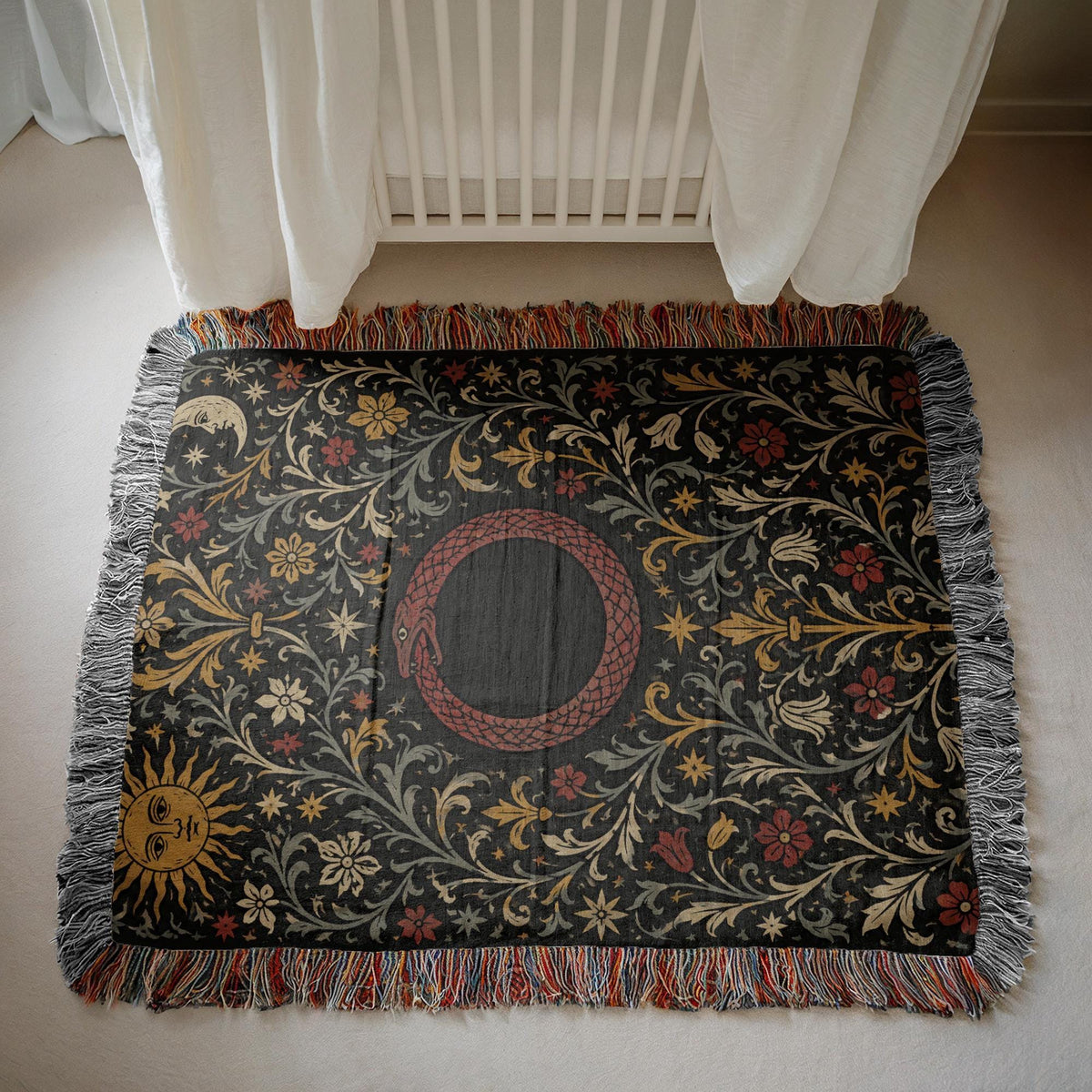Ouroboros Woven Blanket