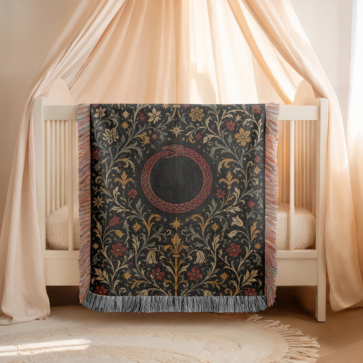 Ouroboros Woven Blanket