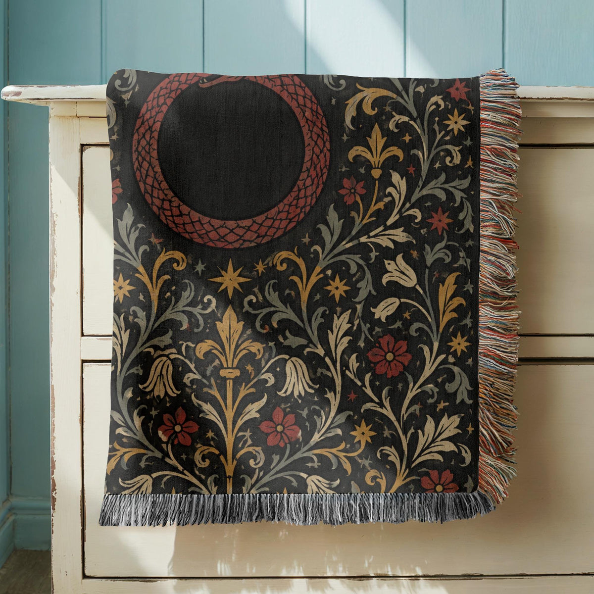 Ouroboros Woven Blanket