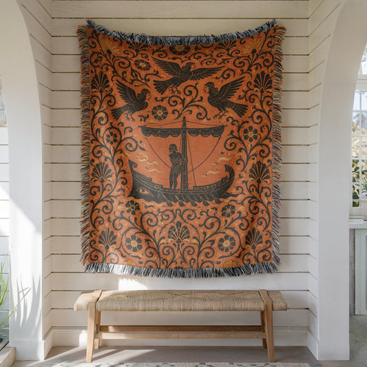 Odysseus Woven Blanket