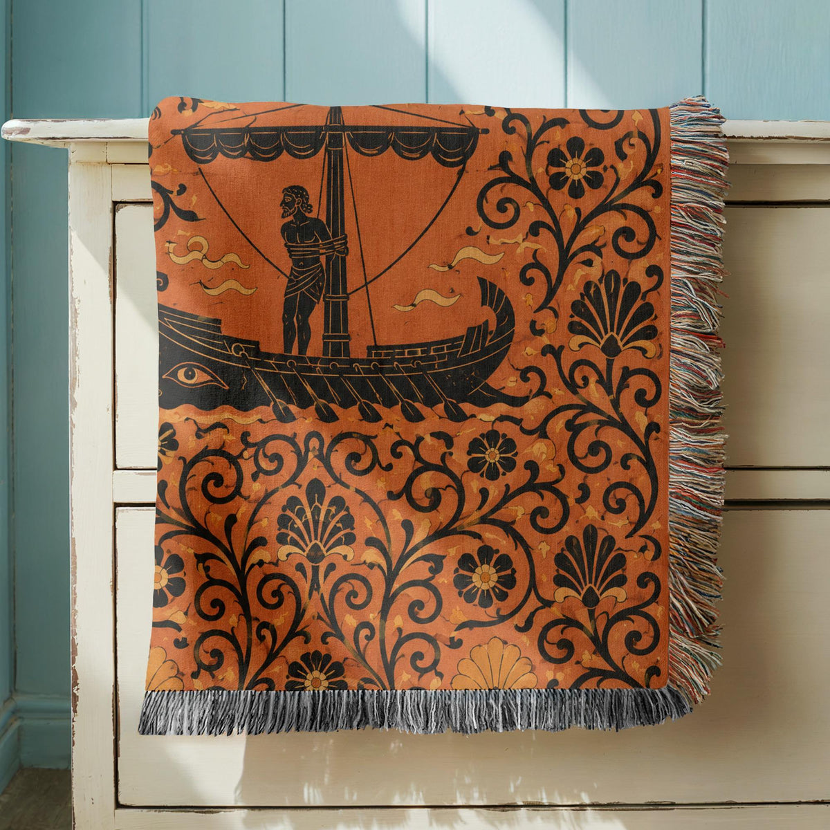 Odysseus Woven Blanket