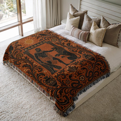 Hercules Lion Woven Blanket