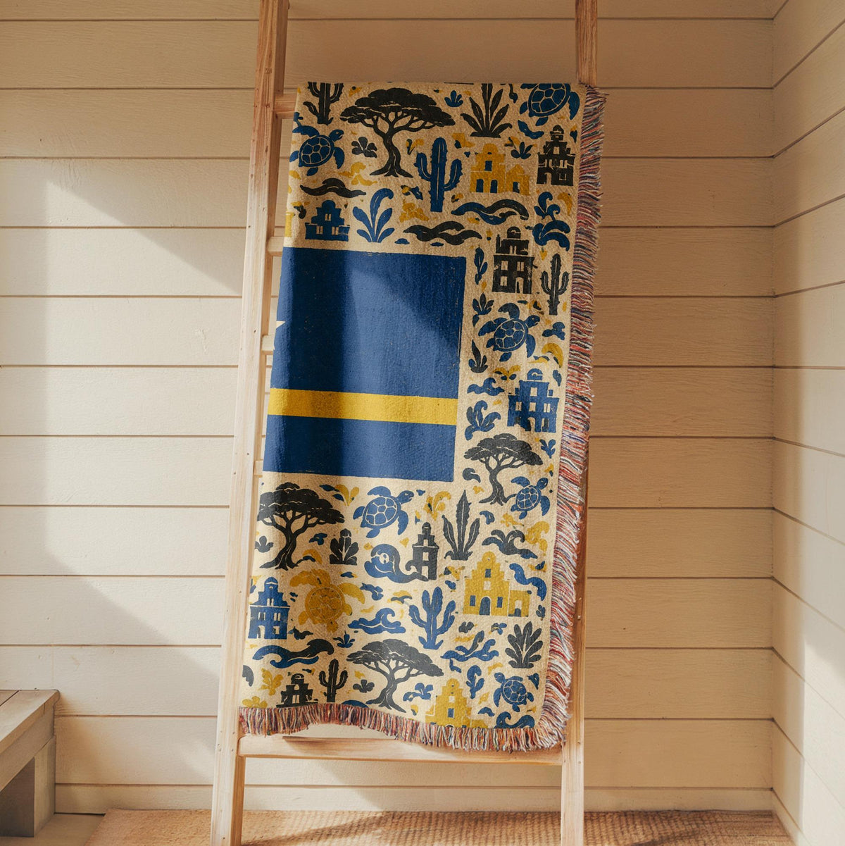 Curacao Flag Woven Blanket