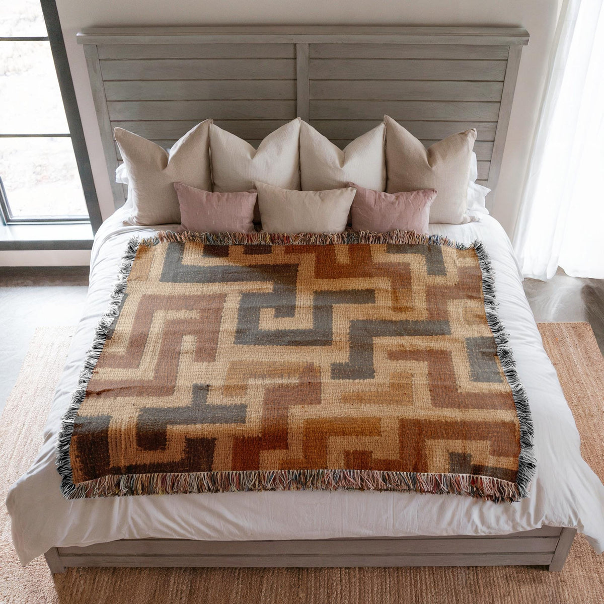 Kuba Cloth Woven Blanket