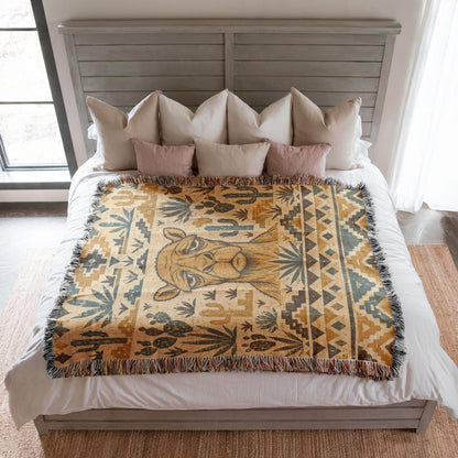 Camel Woven Blanket