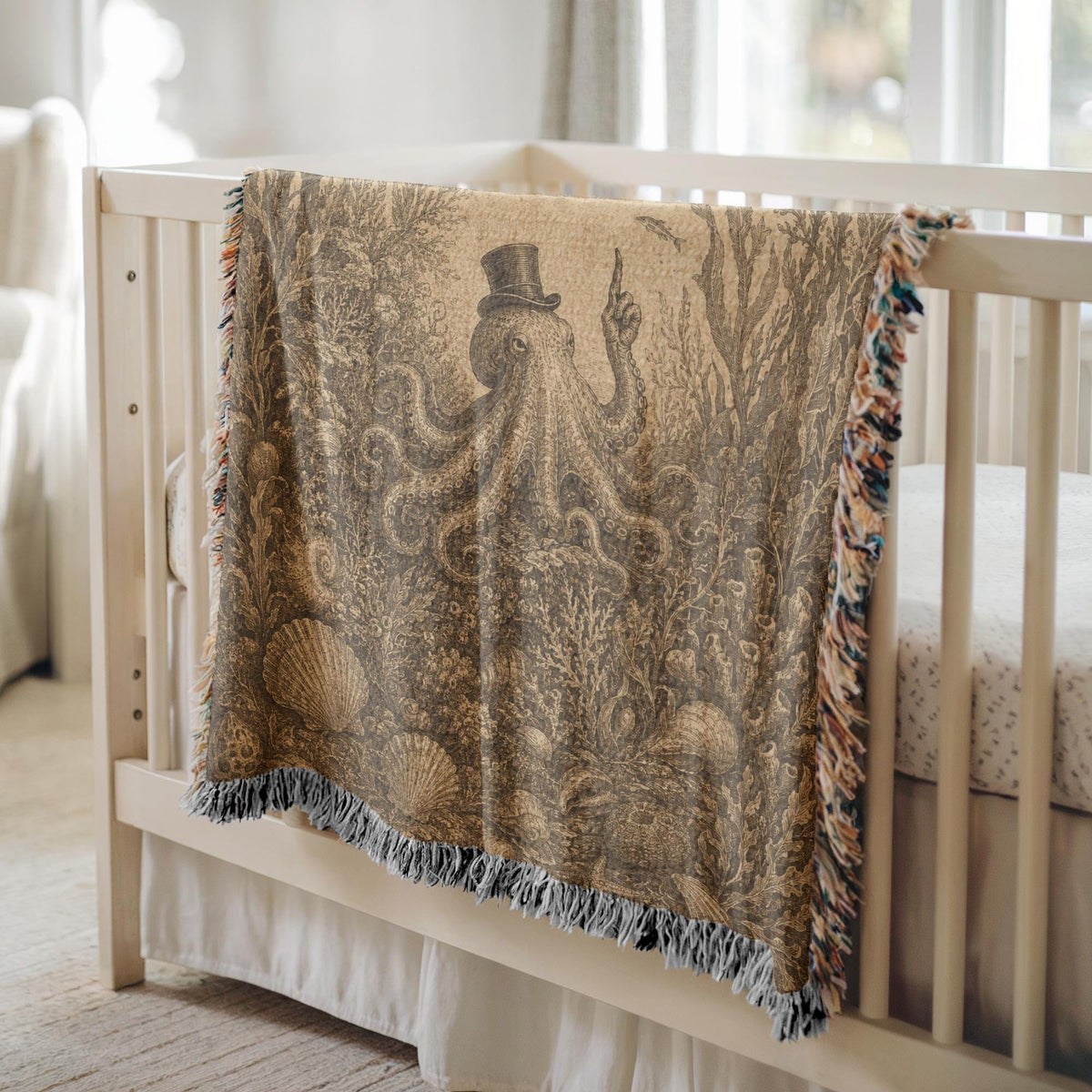 Octopus Woven Blanket