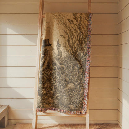 Octopus Woven Blanket