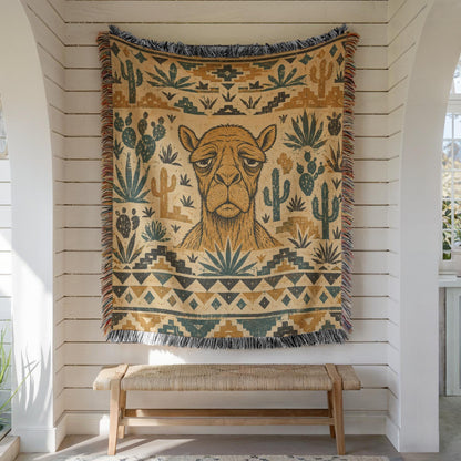 Camel Woven Blanket