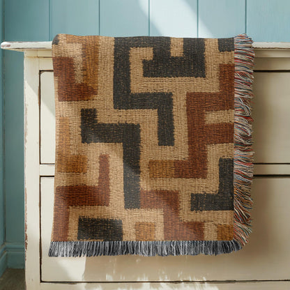 Kuba Cloth Woven Blanket