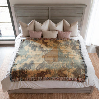 Capybara Woven Blanket