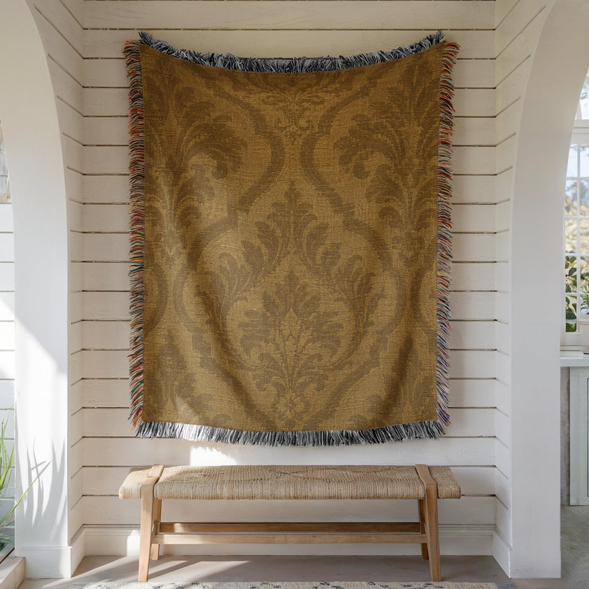 Damask Woven Blanket