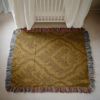 Damask Woven Blanket