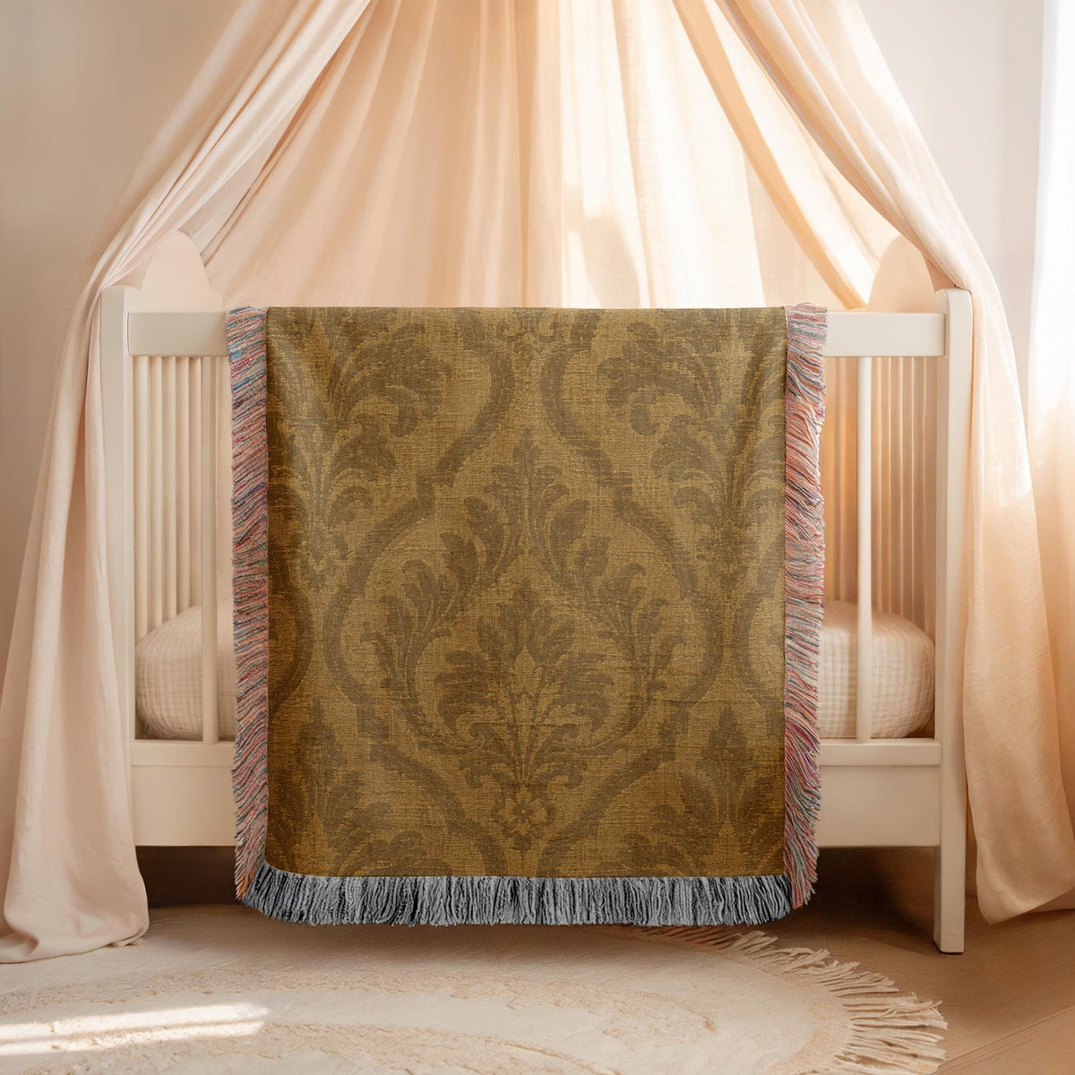Damask Woven Blanket