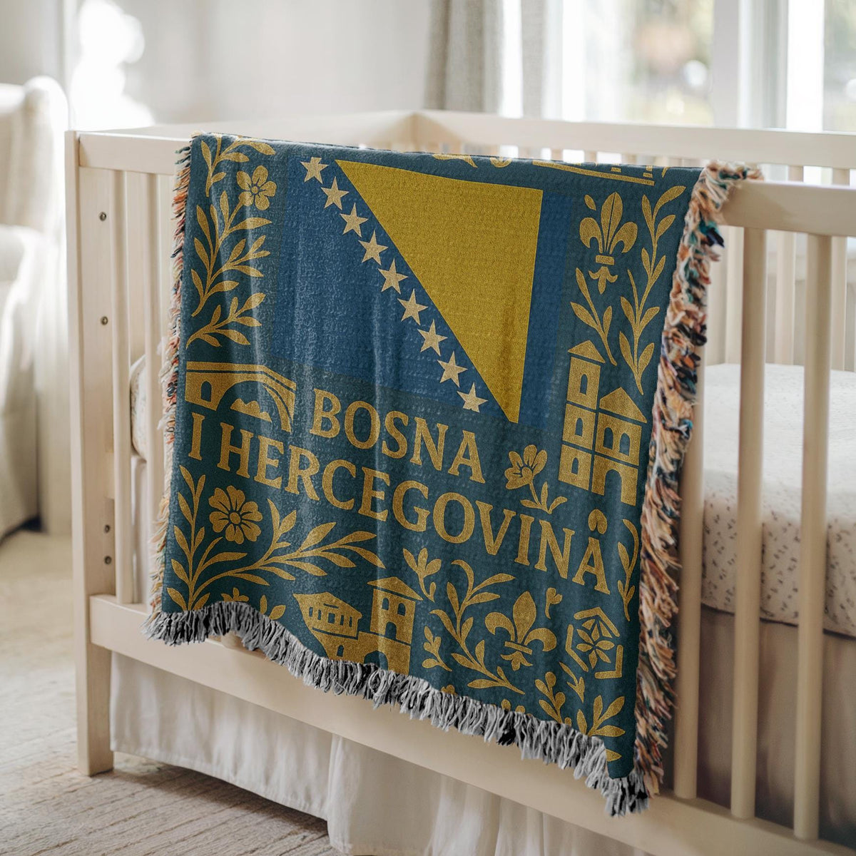 Bosnia and Herzegovina Woven Blanket