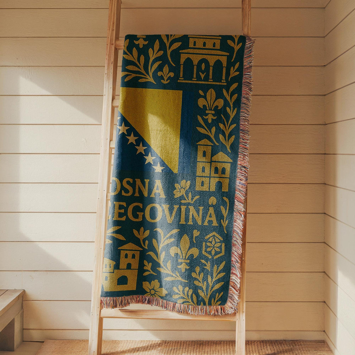 Bosnia and Herzegovina Woven Blanket