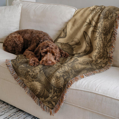 Crab Woven Blanket