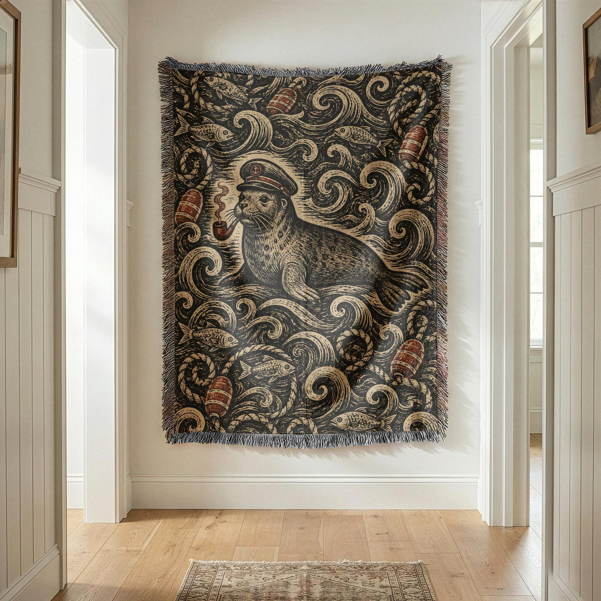 Seal Woven Blanket