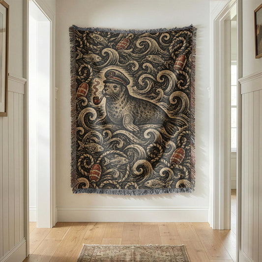 Seal Woven Blanket