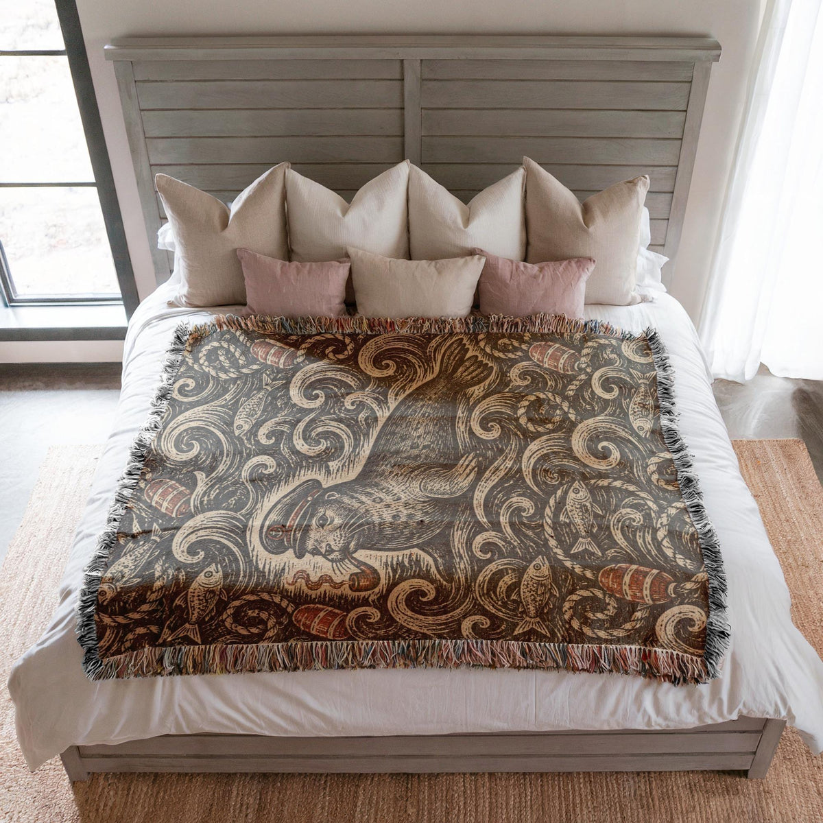 Seal Woven Blanket