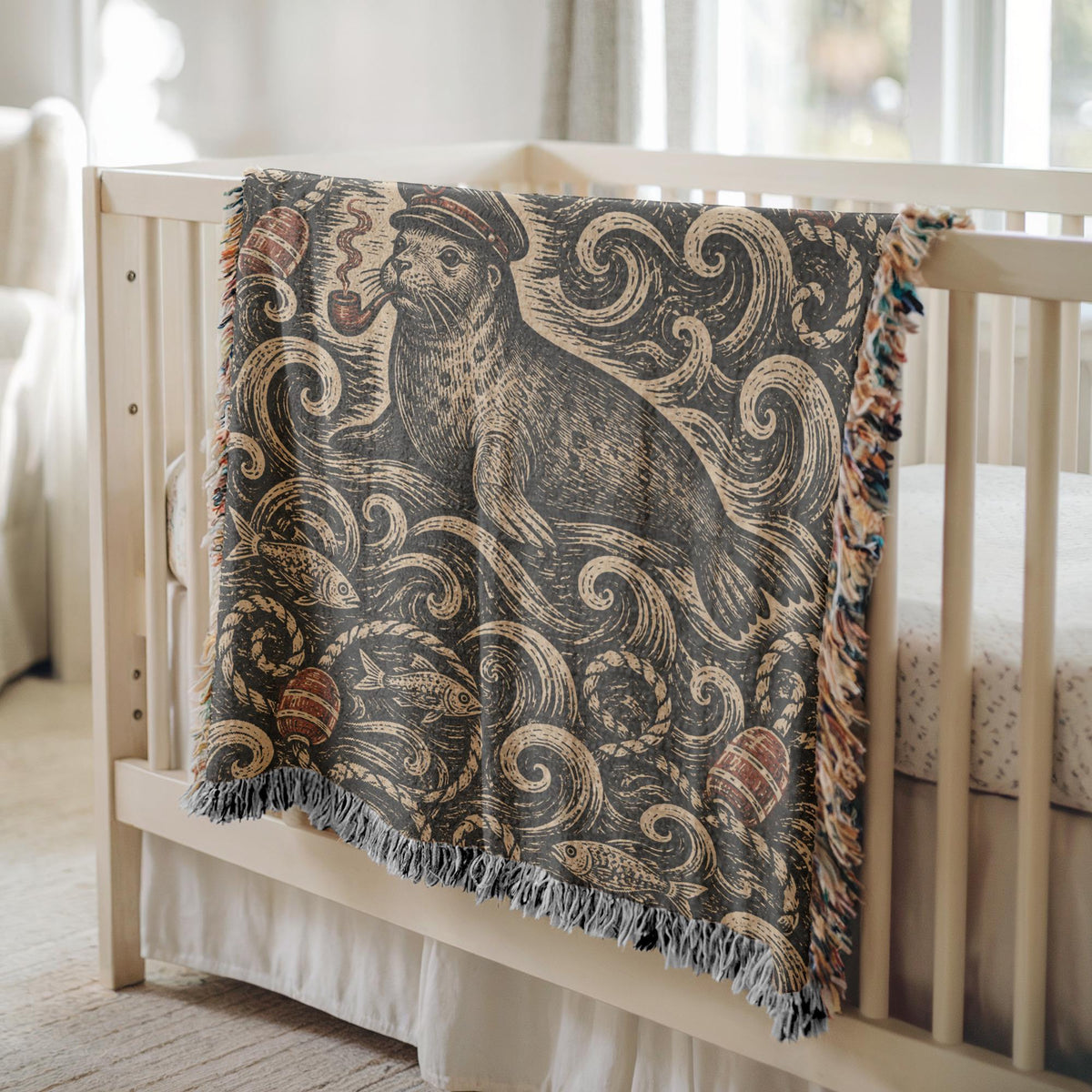 Seal Woven Blanket