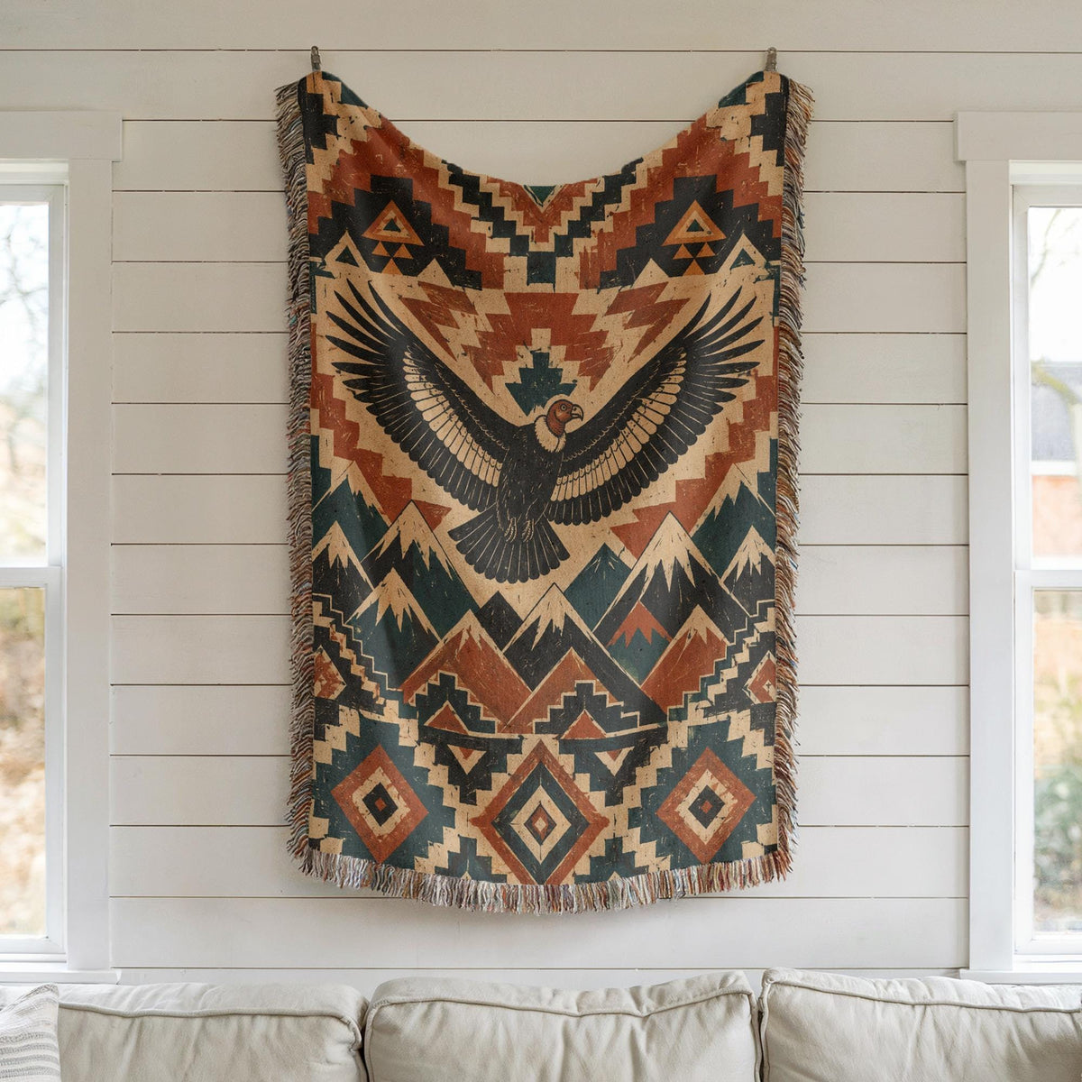 Eagle Woven Blanket