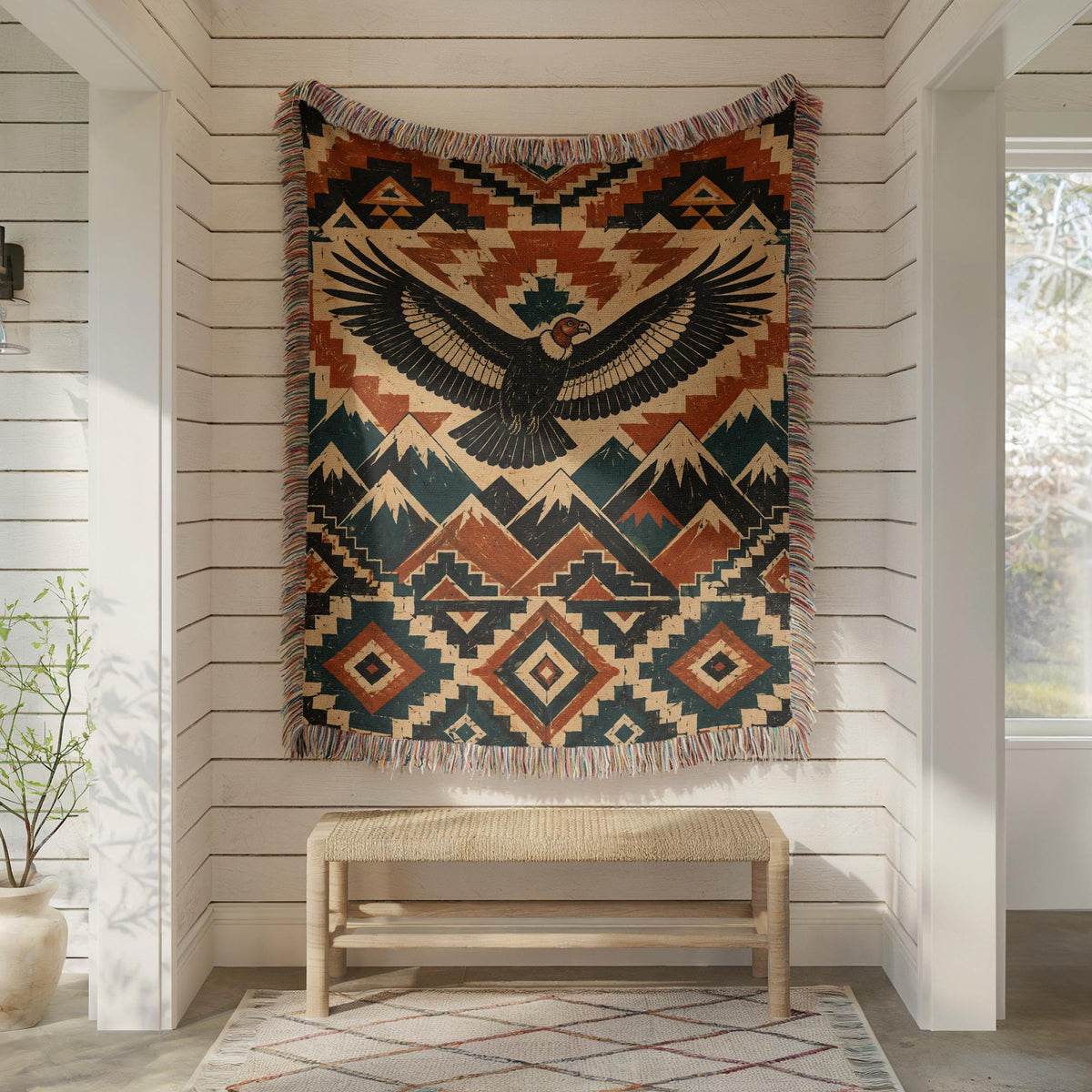 Eagle Woven Blanket