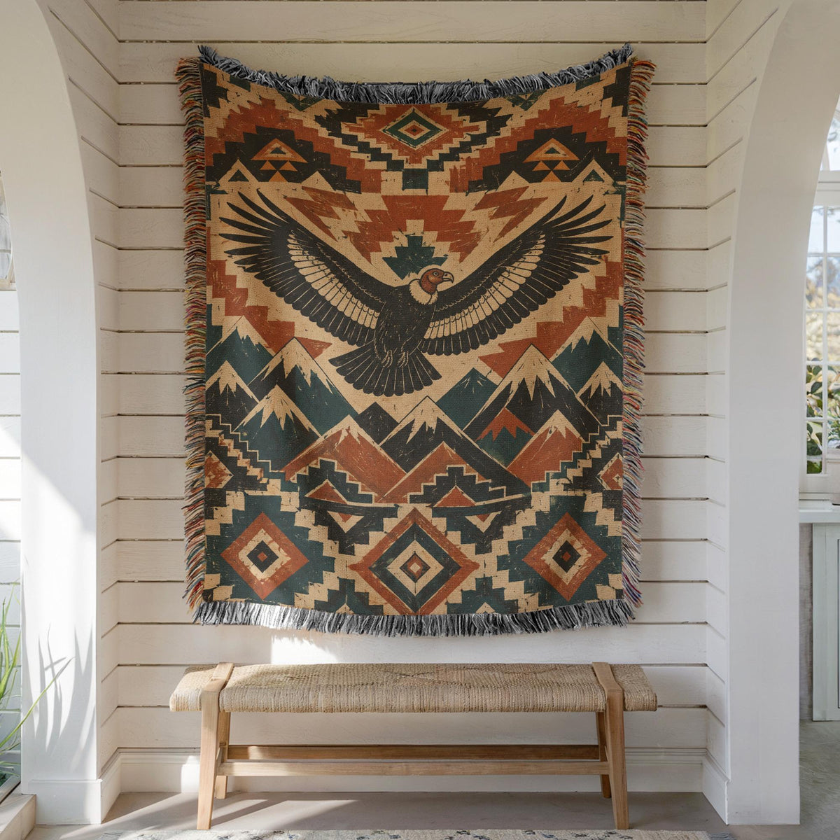 Eagle Woven Blanket